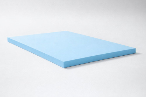 Blue foam mattress topper - mattress,