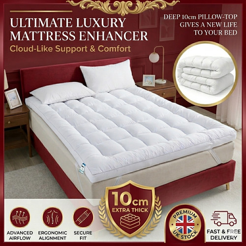 10cm mattress topper hotel - mattress,