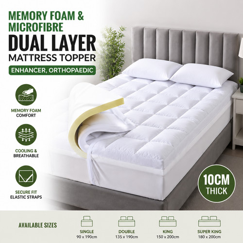 10cm memory foam mattress - 10cm,
