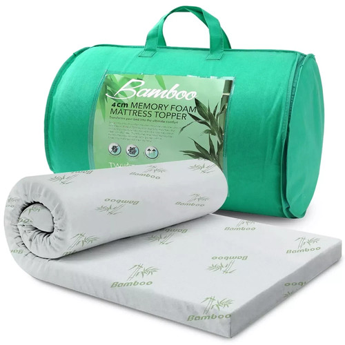 4cm bamboo mattress topper - 4cm,
