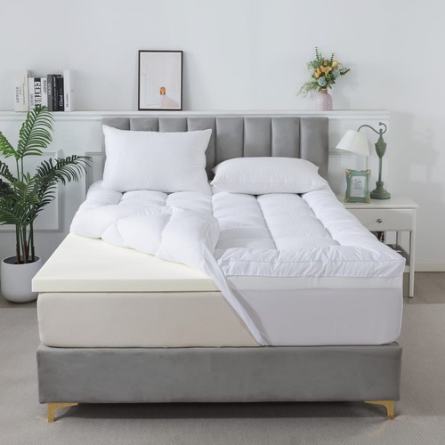 10cm microfibre memory foam - 10cm,