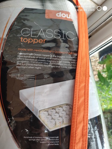 Double mattress topper dormeo - topper.,